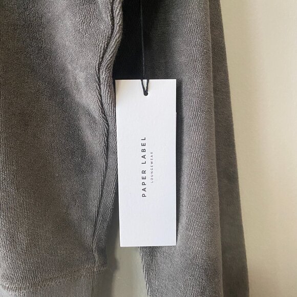 NWT Paper Label 100% Cotton Sasha Sweatshirt Charcoal Grey - Picture 4 of 12